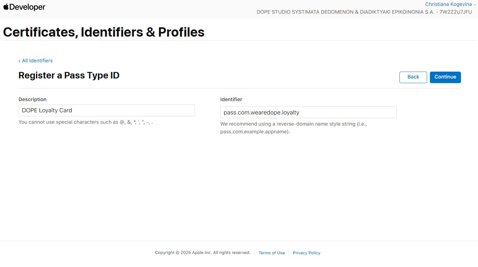 Apple Certificates